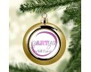 10 palline di Natale diametro 6 cm personalizzate con logo fornito dal cliente colori oro argento o rosso decorazione di natale regalo di natale