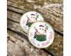 Monete di cioccolato Babbo Natale personalizzate con frase soldi di cioccolato al latte personalizzati regalo per calze per bambini omaggio ospiti vigilia di Natale tavola di Natale regalo personalizzato