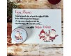 Cibo magico per renne in scatolina per la vigilia di Natale Polvere di renna con bigliettino e filastrocca personalizzata Idea natalizia per bambini stencil impronte renna
