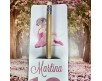 Segnalibro con matita classica 12 pezzi Ballerina Danza Classica cartoncino personalizzato con nome frase e data per Compleanno Bambina Ragazza