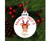 Decorazione per albero di Natale personalizzata con disegno di bambino chibi e nome idea regalo natalizia ornamento festività