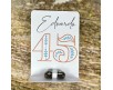 Set da 9 capsule con semi con cartoncino personalizzato compleanno adulti con nome e numero di anni regalo fine festa ecologico bomboniera segnaposto