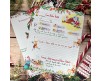 Kit di Babbo Natale per bambini personalizzato con nome letterina certificato bravo bambino lettere di risposta 2 buste francobolli adesivi