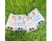Set da 9 capsule con semi con cartoncino personalizzato per nascita battesimo baby shower bambino e bambina idea originale ecologica bomboniera segnaposto