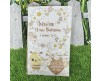 4 bustine di semi di fiori che attirano le api personalizzate con disegni di apine segnaposto bomboniera battesimo nascita comunione cresima compleanno