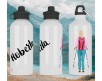 Borraccia escursionisti personalizzata con nome bottiglia alluminio acqua riutilizzabile ecologica sport trekking campeggiatori hiking escursionismo alpinisti
