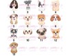 Zainetto cani cagnolini cuccioli personalizzato con nome sacca scuola e asilo tempo libero sport cani varie razze bambini amanti animali