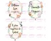 15 adesivi stickers ovali personalizzati con nomi e disegni di animali foresta per bomboniere segnaposto cerimonie comunione battesimo nascita compleanno