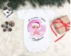 Body neonato bambino Il mio primo Natale personalizzato con disegno e frase personalizzata stampa a tema natalizio