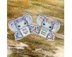 Cioccolatini personalizzati con cartoncino elefantino per nascita baby shower gender reveal battesimo bomboniera segnaposto