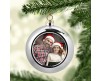 Pallina di Natale diametro 6 cm personalizzata con foto colori oro argento o rosso decorazione di natale regalo di natale