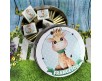 Scatola personalizzata con 60 cioccolatini personalizzati per battesimi babyshower nascite con leoncini coniglietti giraffe elefantini orsetti tigrotti koala panda