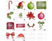 Quadretto personalizzato con nomi famiglia stivali natalizi idea regalo di natale decorazione casa con cornice 13x18 cm