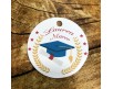 10 cartellini tag bigliettini tondi personalizzati con nomi e disegno a scelta per bomboniere segnaposto cerimonie laurea diploma graduation