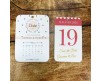 20 cartellini tag bigliettini “Salva la data” cartellini personalizzati matrimonio nozze anniversario cerimonie invito biglietto calendario