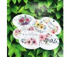 10 cartellini tag bigliettini ovali personalizzati decorazione floreale per bomboniere segnaposto cerimonie matrimonio nozze oro argento