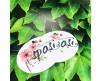 10 cartellini tag bigliettini ovali personalizzati decorazione floreale per bomboniere segnaposto cerimonie matrimonio nozze oro argento