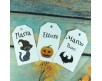 10 cartellini tag bigliettini personalizzati Halloween con nomi 10 disegni esclusivi per segnaposto, biglietti per regali, decorazioni casa