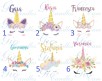 14 cartellini tag bigliettini unicorno personalizzati segnaposto ricordino baby shower battesimo nascita comunione cresima compleanno