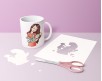 Tazza mug personalizzata regalo futura mamma nuova nascita donna incinta, con frase personalizzata gravidanza nascita