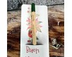 Matite piantabili in cartoncino augurale natalizio personalizzabile set da 3 pezzi idea regalo omaggio ospiti clienti segnaposto Natale