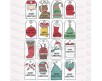 16 cartellini tag bigliettini personalizzati natalizi 16 disegni esclusivi segnaposto natalizi biglietti regali decorazioni albero natale