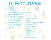 Party Kit a tema Dinosauri, personalizzabile, tag, invito, patatine, nutelline, cioccolatini, etichette, topper, festone, poster, sacchetti